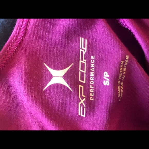 purple EXP core tank top with open back - Picture 3 of 3